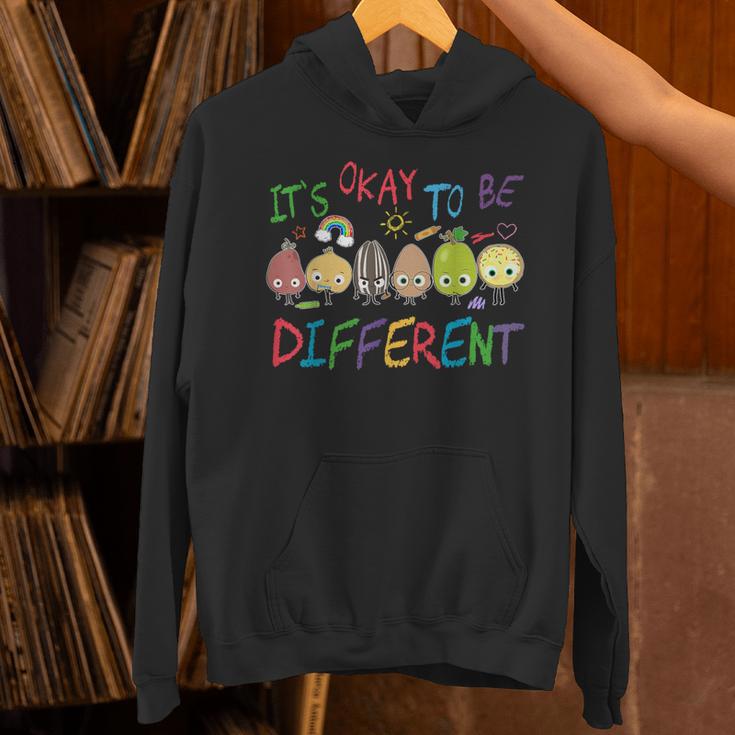 It's Ok To Be Different Apple Teacher Autism Awareness Unisex Hoodie, gift for family, gift for coworker It's Ok To Be Different Apple Teacher Autism Awareness Unisex Hoodie, gift for family, gift for coworker