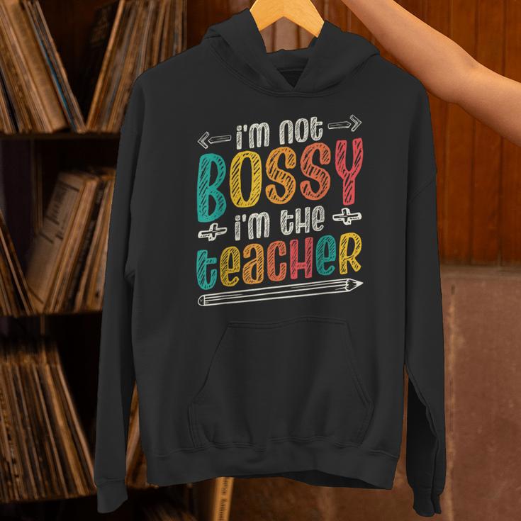 I´m Not Bossy I´m The Teacher Graduation Men Women Unisex Hoodie, gift for family, gift for coworker I´m Not Bossy I´m The Teacher Graduation Men Women Unisex Hoodie, gift for family, gift for coworker
