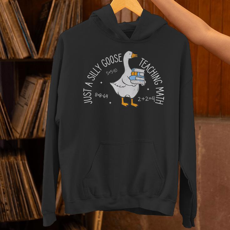Just A Silly Goose Teaching Math Teacher Back To School Unisex Hoodie, gift for family, gift for coworker Just A Silly Goose Teaching Math Teacher Back To School Unisex Hoodie, gift for family, gift for coworker