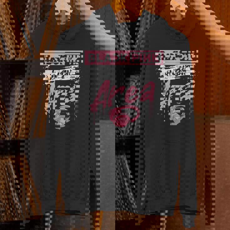 K-Pop 韓国ポップファッション ブラック ピンク 韓国 K-Pop好き向け パーカー