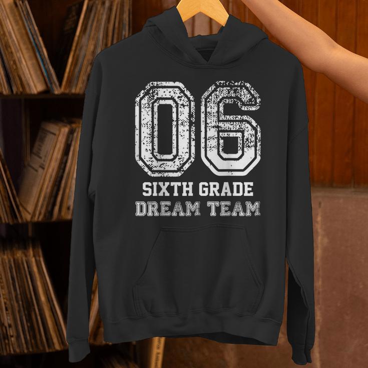 Kids Hello Sixth Back To School 6th Grade Dream Team Teacher Unisex Hoodie, gift for family, gift for coworker Kids Hello Sixth Back To School 6th Grade Dream Team Teacher Unisex Hoodie, gift for family, gift for coworker