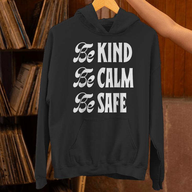 Be Kind Be Calm Be Safe Awareness For Teachers For Men Women Kids Unisex Hoodie, gift for family, gift for coworker Be Kind Be Calm Be Safe Awareness For Teachers For Men Women Kids Unisex Hoodie, gift for family, gift for coworker