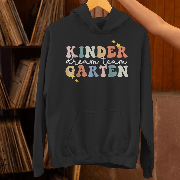 Kindergarten Dream Team Teacher Back To School Unisex Hoodie, gift for family, gift for coworker Kindergarten Dream Team Teacher Back To School Unisex Hoodie, gift for family, gift for coworker