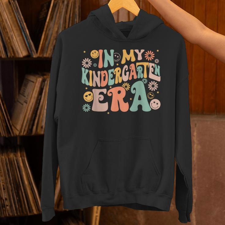 In My Kindergarten Era Retro Back To School Teacher Student Unisex Hoodie, gift for family, gift for coworker In My Kindergarten Era Retro Back To School Teacher Student Unisex Hoodie, gift for family, gift for coworker