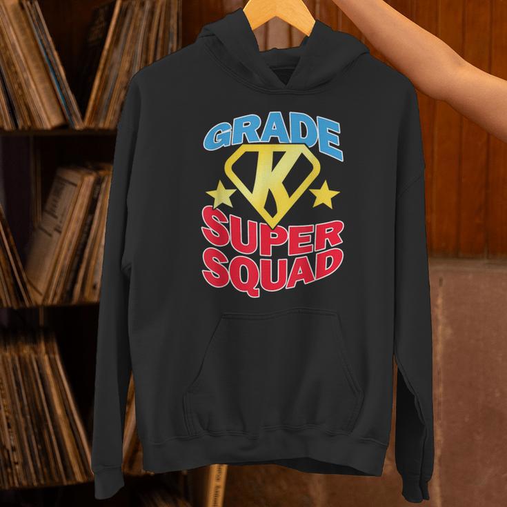 Kindergarten Super Squad Superhero Teacher Team Men Women Girls Kids Unisex Hoodie, Super Teacher Hoodies, gift for family, gift for coworker Kindergarten Super Squad Superhero Teacher Team Men Women Girls Kids Unisex Hoodie, Super Teacher Hoodies, gift for family, gift for coworker