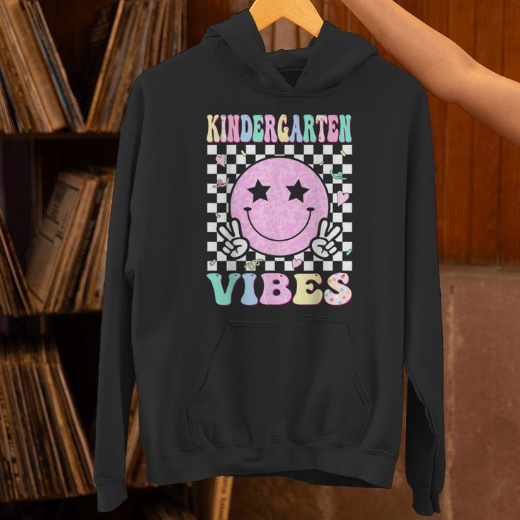 Kindergarten Vibes First Day Of School Kindergarten Teacher Unisex Hoodie, gift for family, gift for coworker Kindergarten Vibes First Day Of School Kindergarten Teacher Unisex Hoodie, gift for family, gift for coworker