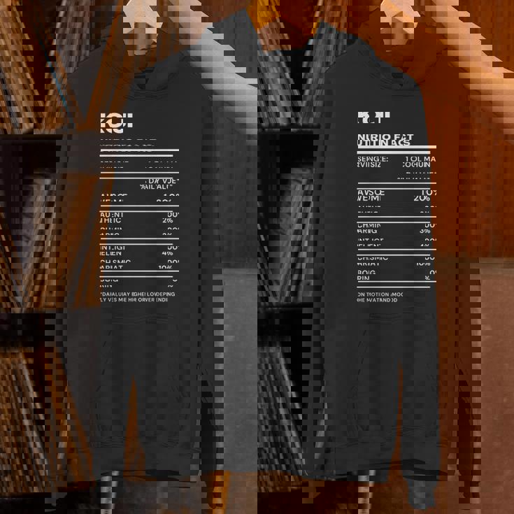 Koji 栄養成分表示 パーカー