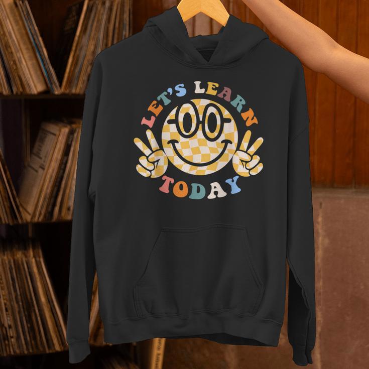 Let's Learn Today First Day Of School For Teacher Student Unisex Hoodie, gift for family, gift for coworker Let's Learn Today First Day Of School For Teacher Student Unisex Hoodie, gift for family, gift for coworker
