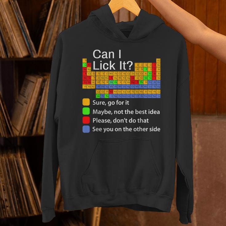 Can I Lick It Periodic Table Chemistry Teachers Unisex Hoodie, gift for family, gift for coworker