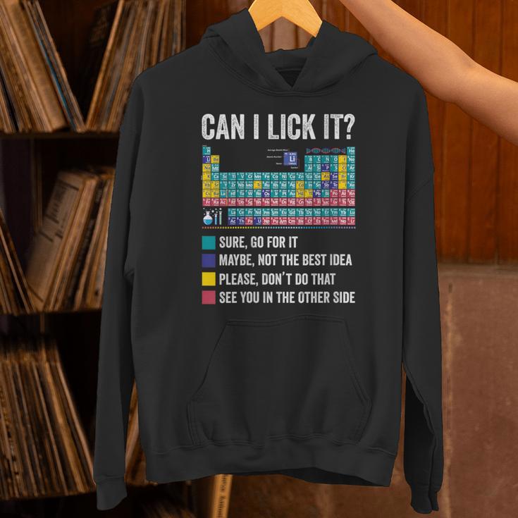 Can I Lick It Periodic Table Of Elements Science Teacher Unisex Hoodie, Science Teacher Hoodies, gift for family, gift for coworker