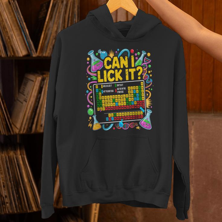 Can I Lick It Periodic Table Science Teacher Men Women Unisex Hoodie, Science Teacher Hoodies, gift for family, gift for coworker