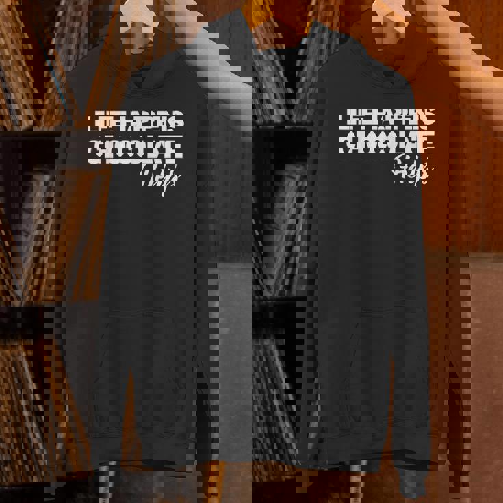 Life Happens チョコレートヘルプ パーカー