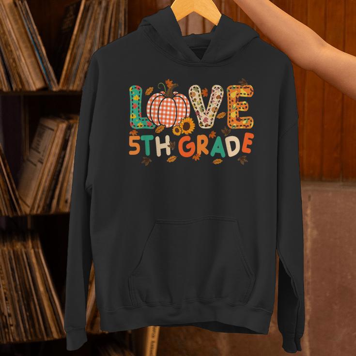 Love 5th Grade Thanksgiving Colorful Fall Leaves Teacher Unisex Hoodie, gift for family, gift for coworker Love 5th Grade Thanksgiving Colorful Fall Leaves Teacher Unisex Hoodie, gift for family, gift for coworker