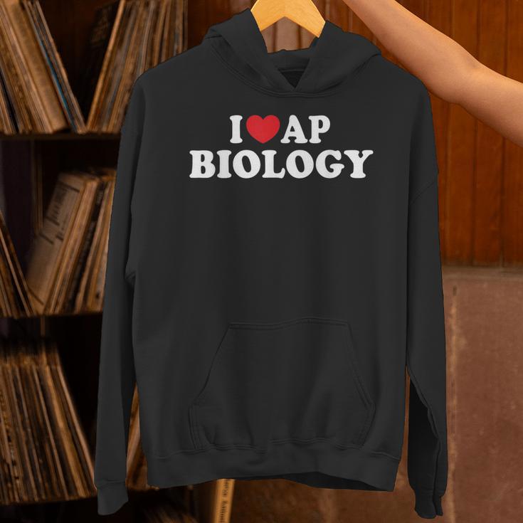 I Love AP Biology I Heart AP Biology Teachers Students For Men Women Kids Unisex Hoodie, gift for family, gift for coworker