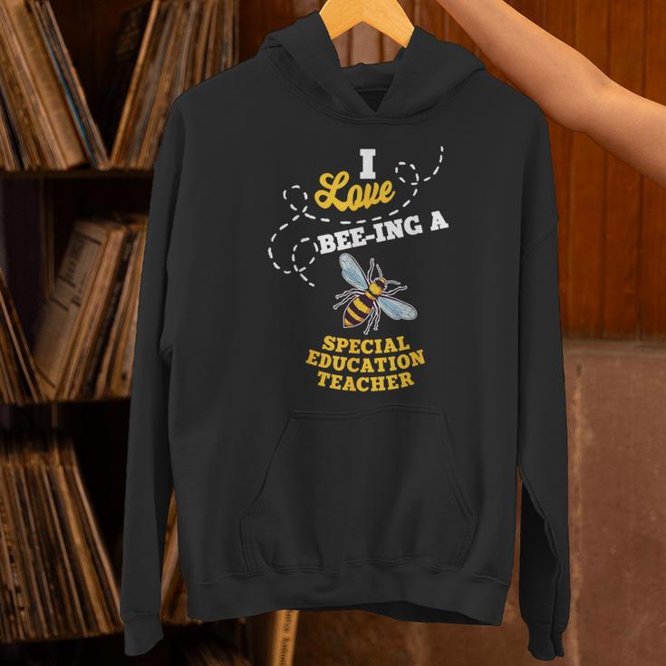I Love Bee-Ing A Special Education Teacher Honey Bee Job For Men Women Unisex Hoodie, gift for family, gift for coworker