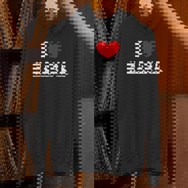 I Love Hana 私は愛する Hana パーカー