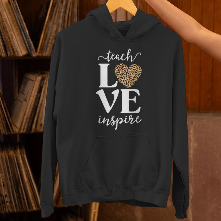 Love Leopard Print Teacher Cheetah School Inspire Teach Unisex Hoodie, gift for family, gift for coworker Love Leopard Print Teacher Cheetah School Inspire Teach Unisex Hoodie, gift for family, gift for coworker