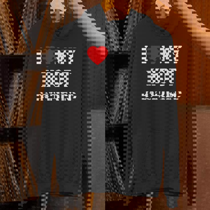I Love My Hot Boyfriend シャツ マッチング I Heart My Boyfriend パーカー