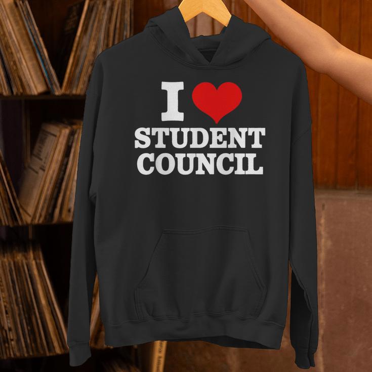 I Love Student Council Student Teacher Unisex Hoodie, gift for family, gift for coworker