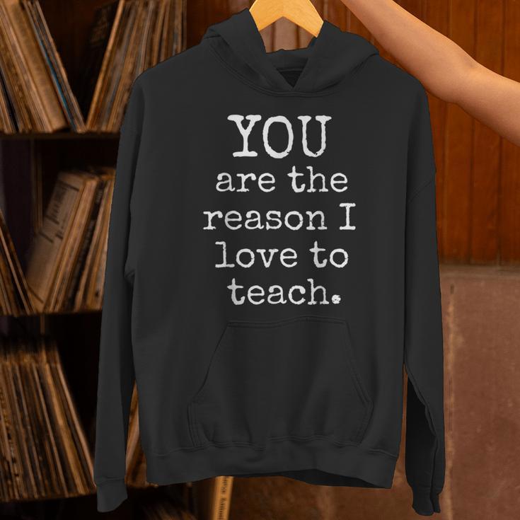 Love To Teach Positive Affirmation Kind Motivational Teacher Unisex Hoodie, gift for family, gift for coworker