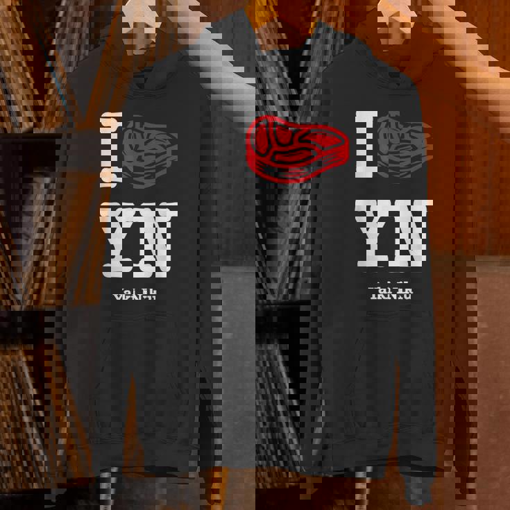 I Love Yakiniku Bbq 日本バーベキュー グルメ ユーモア ガールズ 大 パーカー