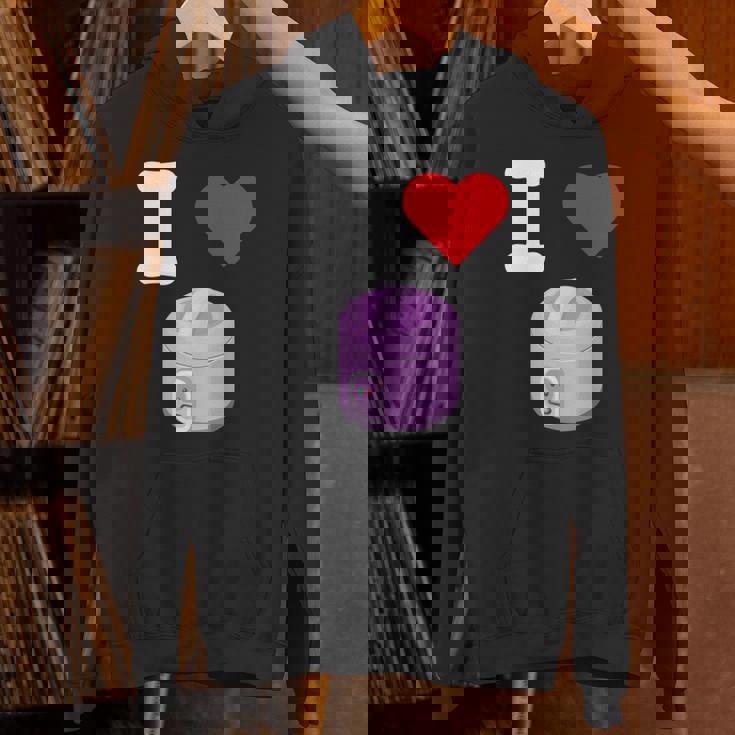 I Love 炊飯器 キッチン家電 パーフェクトメイド 食事 長袖tシャツ パーカー