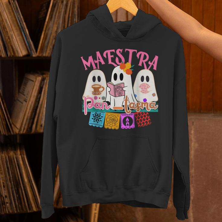 Maestra Pantasmas Conchas Teacher Mexican Halloween Unisex Hoodie, gift for family, gift for coworker Maestra Pantasmas Conchas Teacher Mexican Halloween Unisex Hoodie, gift for family, gift for coworker