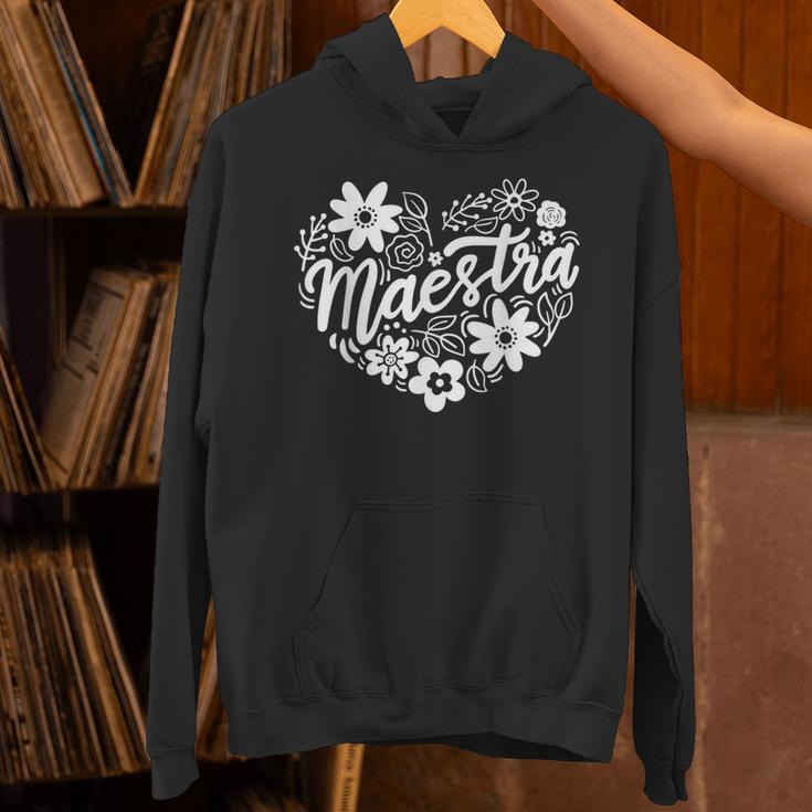 Maestra Spanish Teacher Unisex Hoodie, gift for family, gift for coworker Maestra Spanish Teacher Unisex Hoodie, gift for family, gift for coworker