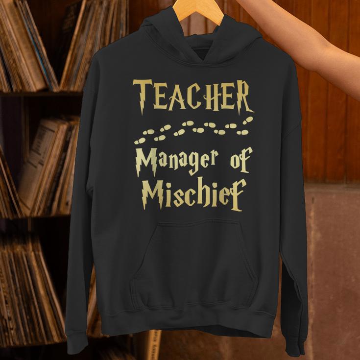 Magical Teacher Manager Of Mischief Birthday Family Party Unisex Hoodie, gift for family, gift for coworker Magical Teacher Manager Of Mischief Birthday Family Party Unisex Hoodie, gift for family, gift for coworker