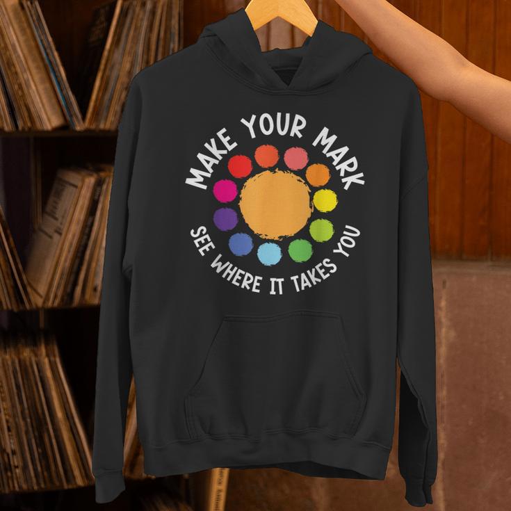 Make Your Mark For a International Dot Day Teacher Dot Lover Unisex Hoodie, gift for family, gift for coworker Make Your Mark For a International Dot Day Teacher Dot Lover Unisex Hoodie, gift for family, gift for coworker