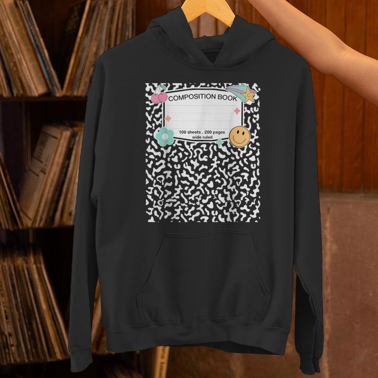 Matching Group Halloween Teacher Composition Book Notebook Unisex Hoodie, gift for family, gift for coworker Matching Group Halloween Teacher Composition Book Notebook Unisex Hoodie, gift for family, gift for coworker