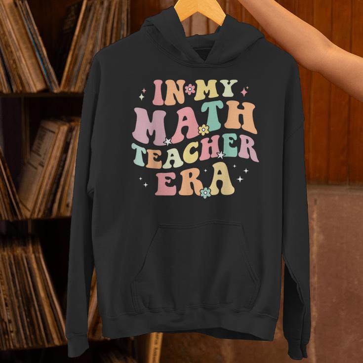 In My Math Teacher Era Retro Back To School Groovy Teacher Men Women Unisex Hoodie, Groovy Teacher Hoodies, gift for family, gift for coworker In My Math Teacher Era Retro Back To School Groovy Teacher Men Women Unisex Hoodie, Groovy Teacher Hoodies, gift for family, gift for coworker