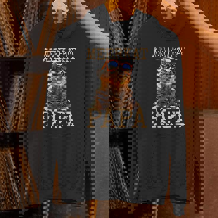 Meerkat Papaミーアキャット パパ パパ 父の日 マングース パパ スリケート ファーザー パーカー