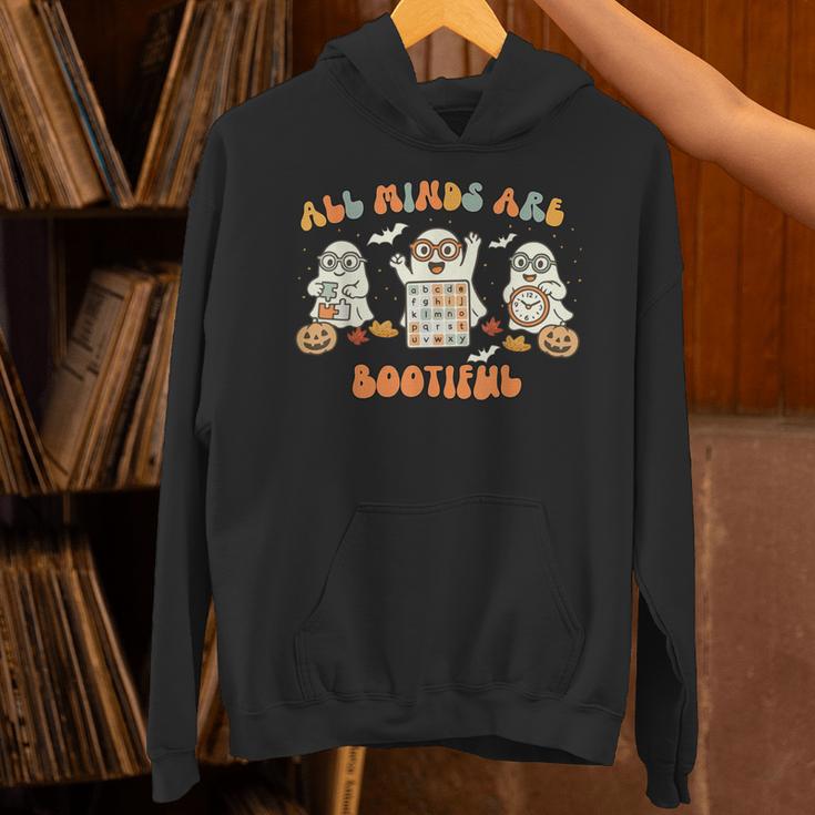 All Minds Are Bootiful Special Education Teacher Halloween Unisex Hoodie, gift for family, gift for coworker All Minds Are Bootiful Special Education Teacher Halloween Unisex Hoodie, gift for family, gift for coworker
