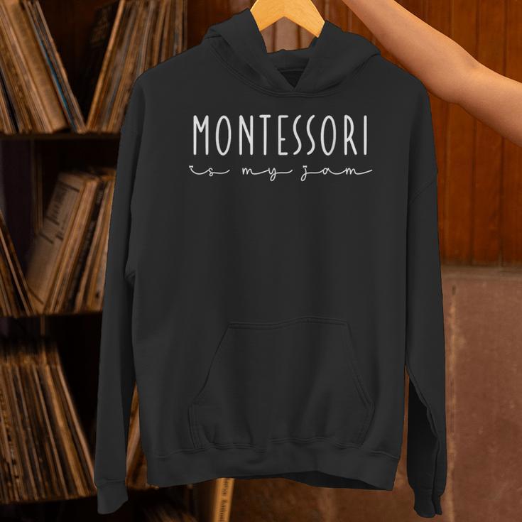 Montessori Is My Jam Team Montessori Teacher Squad Unisex Hoodie, gift for family, gift for coworker