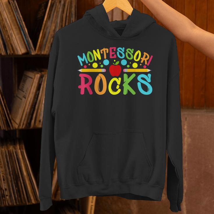 Montessori Rocks Montessori Teacher Back To School Unisex Hoodie, gift for family, gift for coworker Montessori Rocks Montessori Teacher Back To School Unisex Hoodie, gift for family, gift for coworker