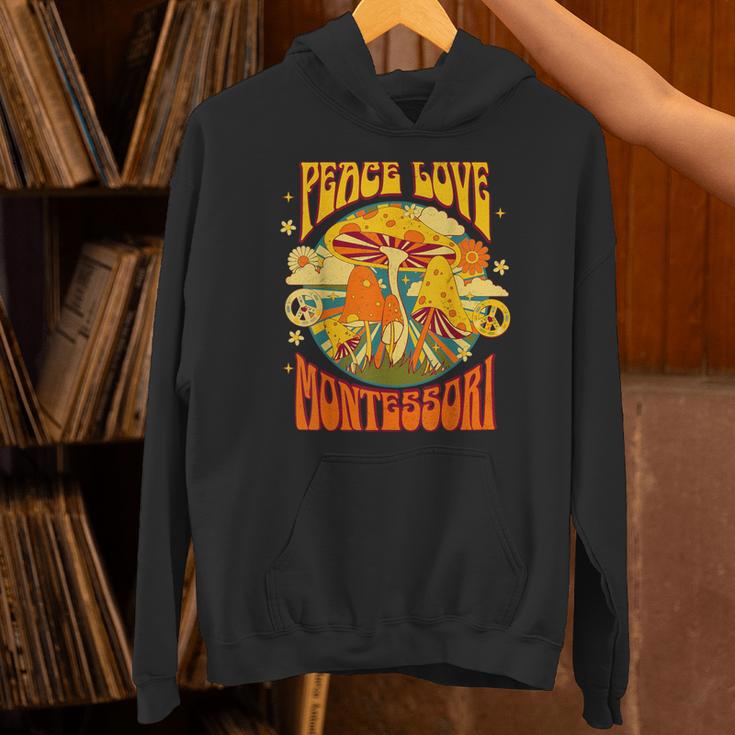 Montessori School Montessori Teacher Peace Love Montessori For Men Women Unisex Hoodie, gift for family, gift for coworker Montessori School Montessori Teacher Peace Love Montessori For Men Women Unisex Hoodie, gift for family, gift for coworker