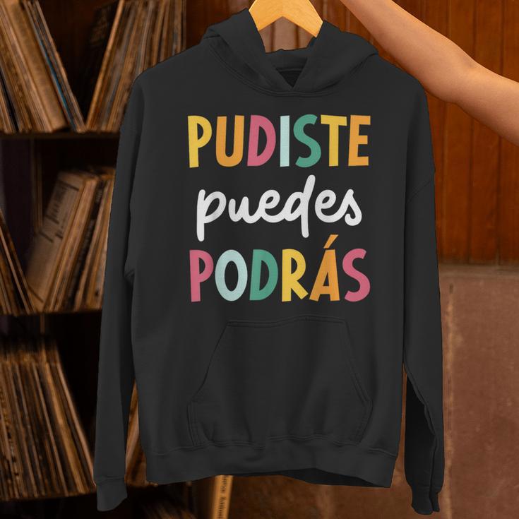 Multilingual Hispanic Heritage Spanish Teacher Maestra Unisex Hoodie, gift for family, gift for coworker