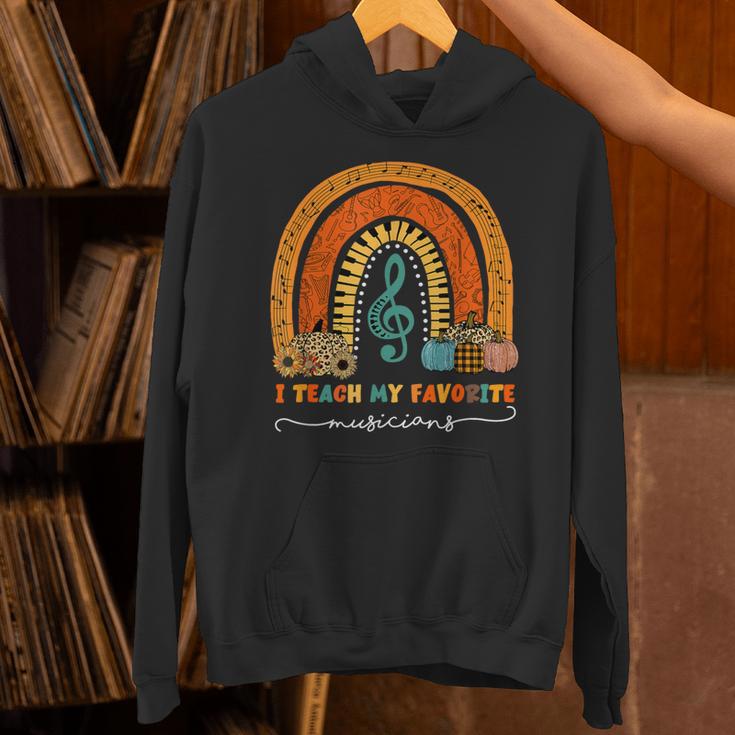 Music Teacher I Teach My Favorite Musicians Autumn Rainbow Men Women Unisex Hoodie, gift for family, gift for coworker Music Teacher I Teach My Favorite Musicians Autumn Rainbow Men Women Unisex Hoodie, gift for family, gift for coworker