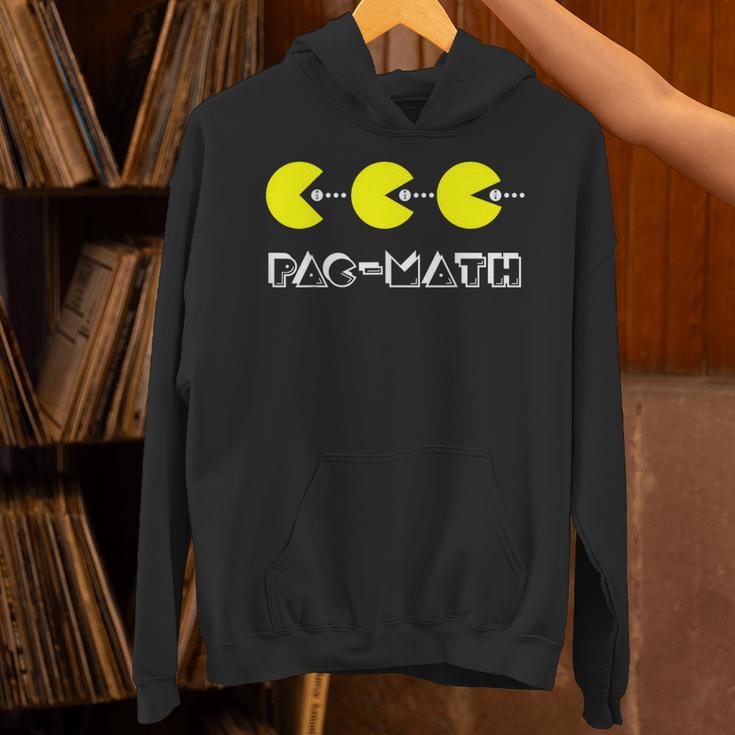 Nerdy Pac-Math Nom Retro Game Precalculus Math Teacher Unisex Hoodie, gift for family, gift for coworker Nerdy Pac-Math Nom Retro Game Precalculus Math Teacher Unisex Hoodie, gift for family, gift for coworker