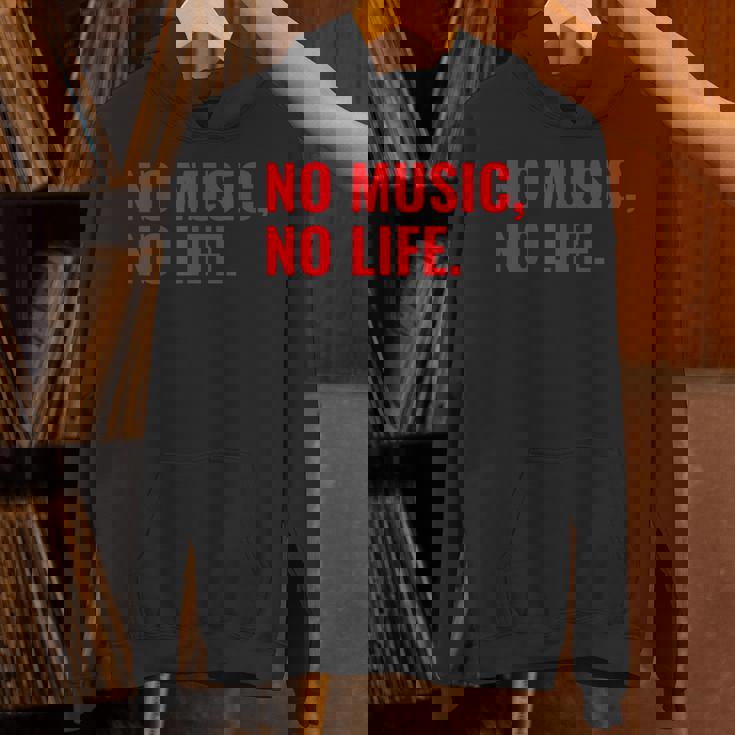 No Music No Life For All Music Lovers メンズレディース パーカー