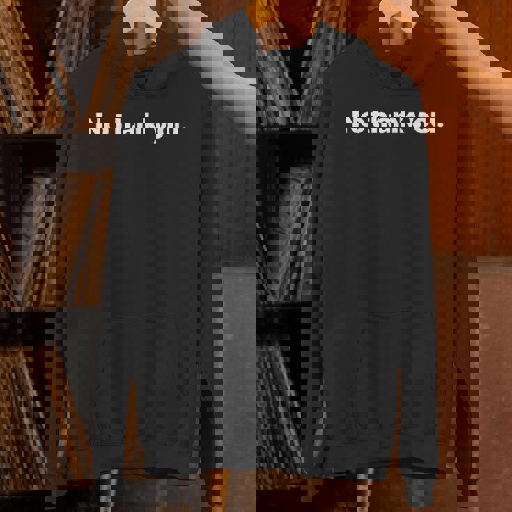 No Thank You パーカー