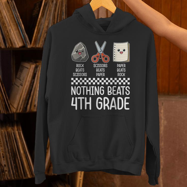 Nothing Beats 4th Grade Back To School Kids Teachers Unisex Hoodie, gift for family, gift for coworker