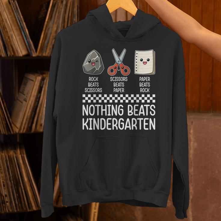 Nothing Beats Kindergarten Back To School Kids Teacher Unisex Hoodie, gift for family, gift for coworker