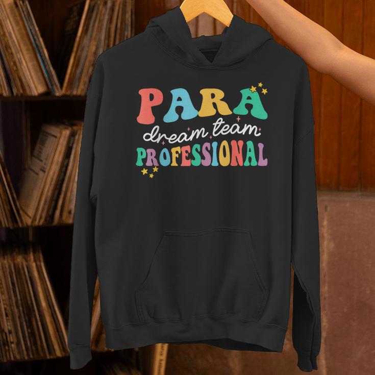 Para Paraprofessional Dream Crew Team Back To School Teacher Unisex Hoodie, gift for family, gift for coworker Para Paraprofessional Dream Crew Team Back To School Teacher Unisex Hoodie, gift for family, gift for coworker