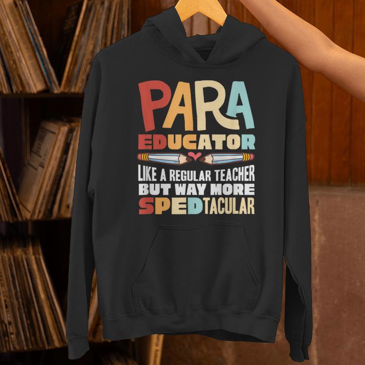 Paraeducator Paraprofessional SPED Teacher Unisex Hoodie, gift for family, gift for coworker