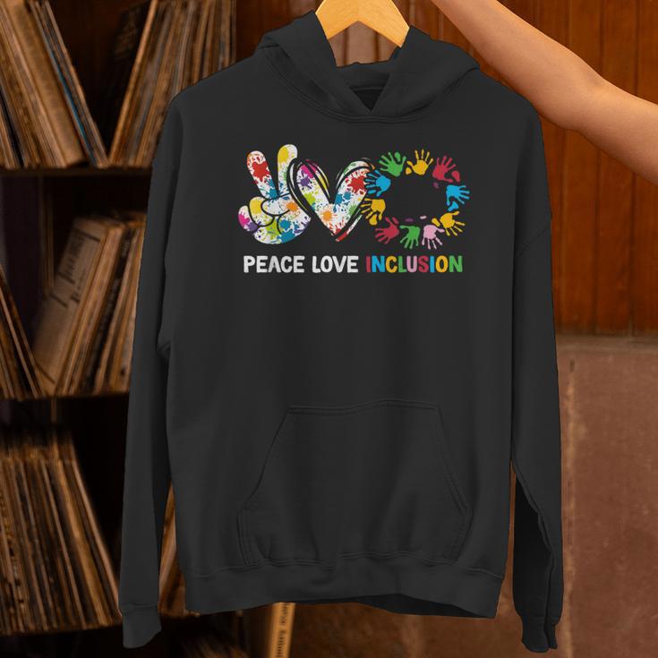 Peace Love Inclusion Sped Squad Special-Ed Teacher Daycare Unisex Hoodie, gift for family, gift for coworker Peace Love Inclusion Sped Squad Special-Ed Teacher Daycare Unisex Hoodie, gift for family, gift for coworker