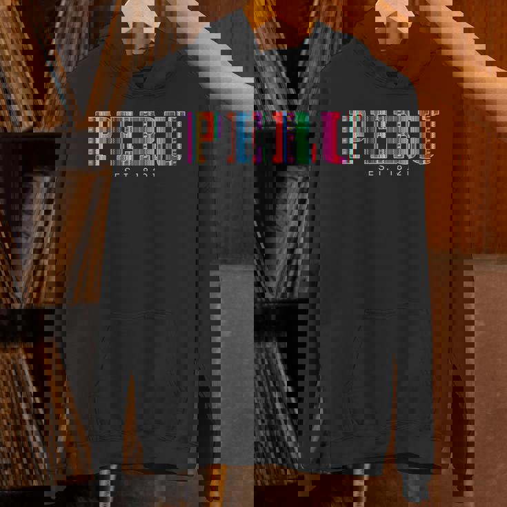 Peru Est 1821 ペルー風 ルーツ プライド ビンテージ ペルー風 パーカー