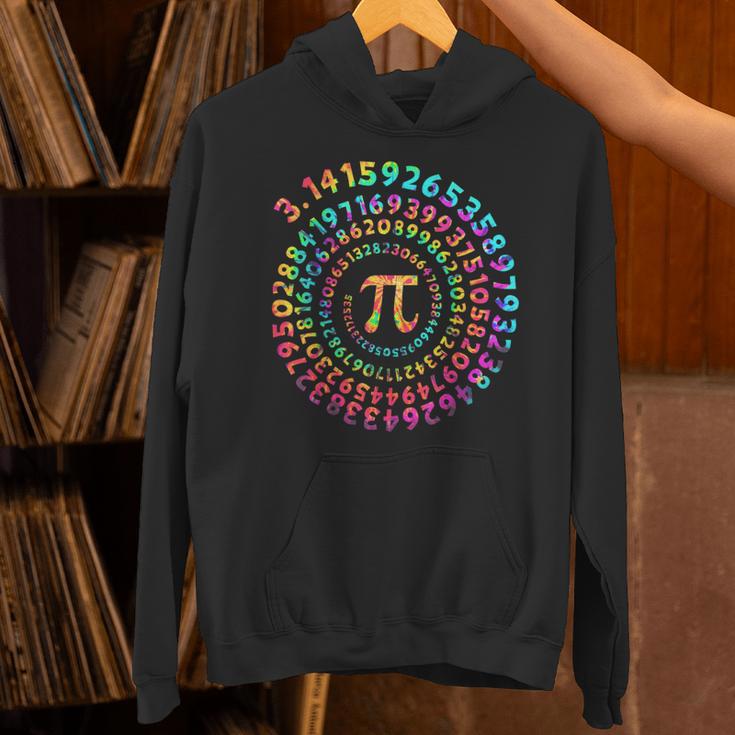 Pi Day Math Teacher Tie Dye Spiral Pi 314 Pi Day Unisex Hoodie, gift for family, gift for coworker