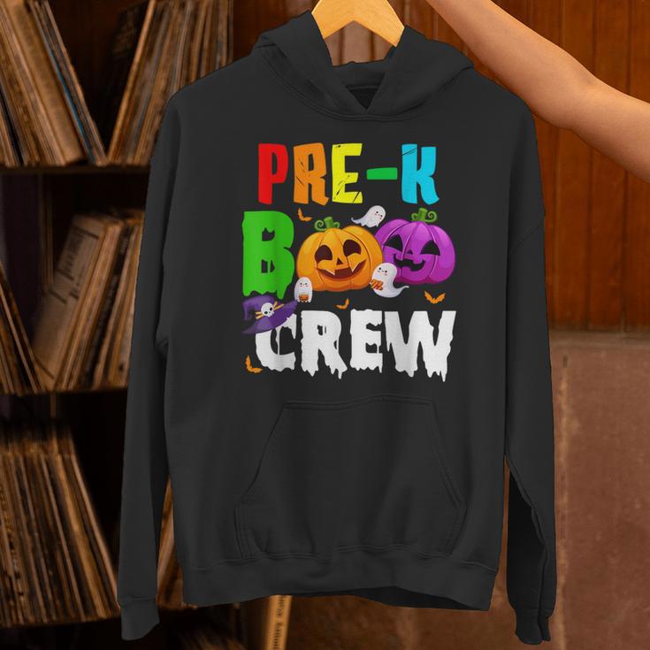 Pre K Boo Crew Halloween Costume Teachers Kids Unisex Hoodie, gift for family, gift for coworker
